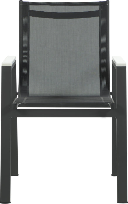 Nizuc - Outdoor Patio Dining Arm Chair (Set of 2) - Black