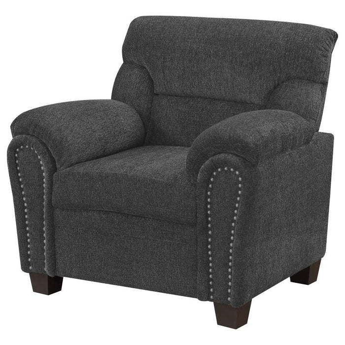 Clemintine - Upholstered Chair with Nailhead Trim