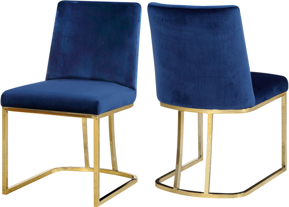 Heidi - Dining Chair with Gold Legs (Set of 2)