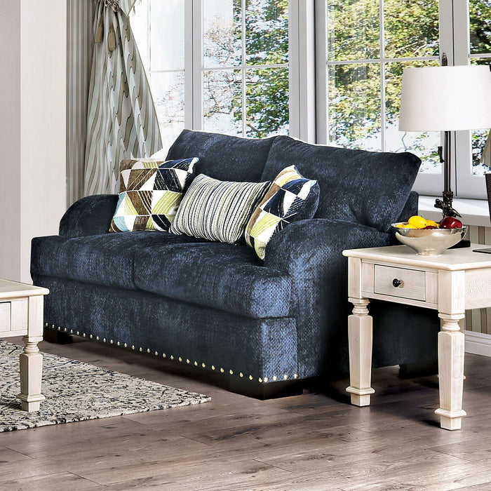 Zayla - Loveseat - Navy