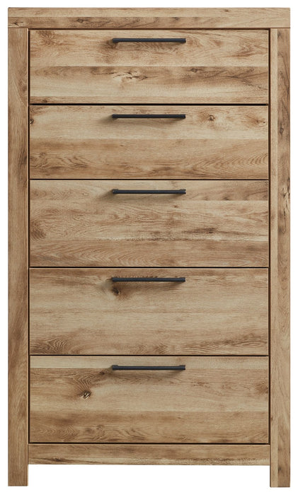 Hyanna - Tan Brown - Five Drawer Chest