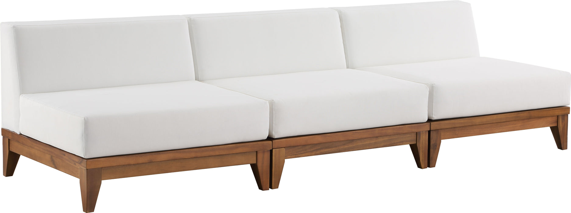 Rio - Modular Sofa - Off White - Wood