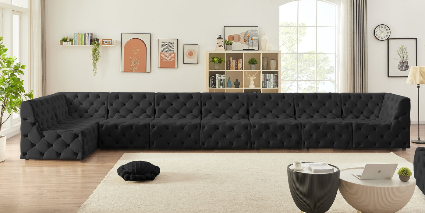 Tuft - Modular Sectional 8 Piece - Black