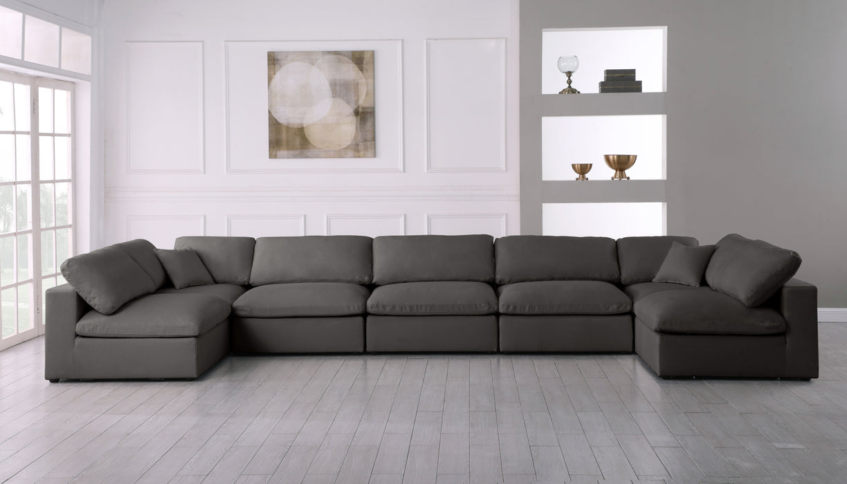 Modular plush deals sectional